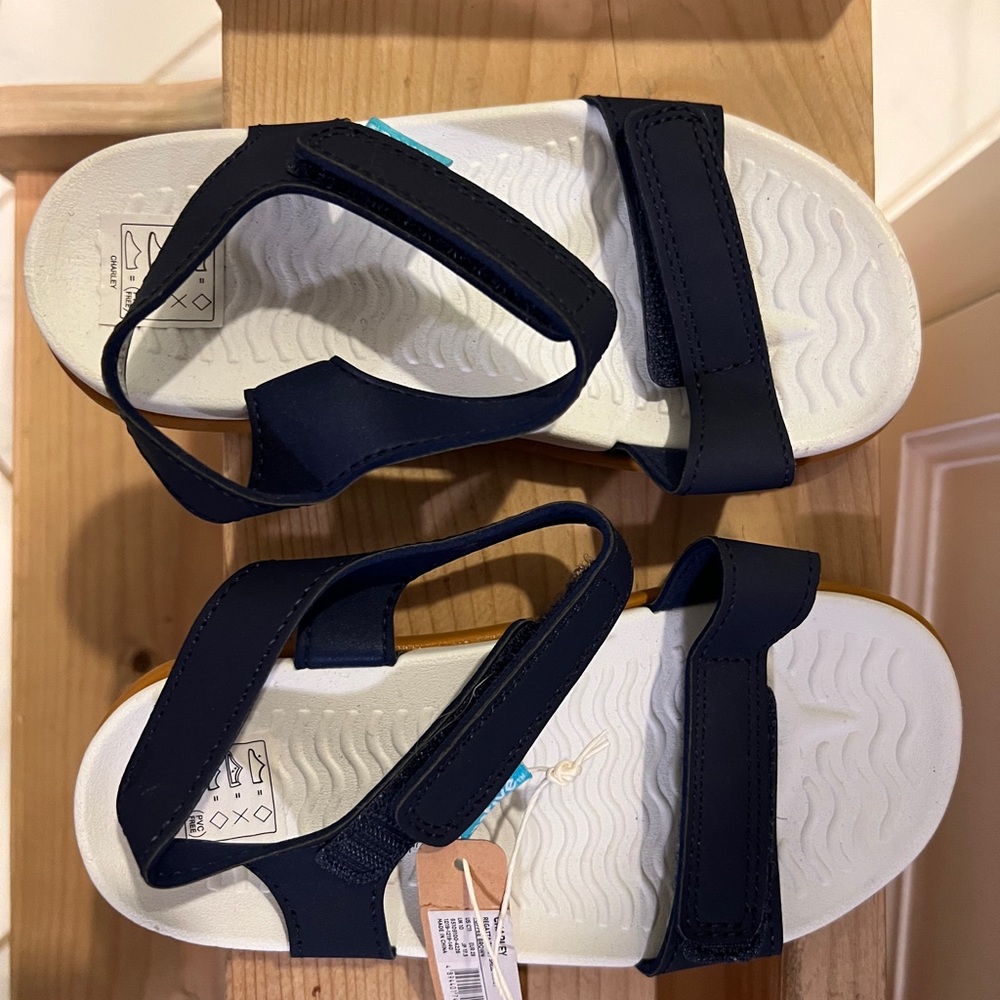 Native Charley Kids Navy Blue Sandals